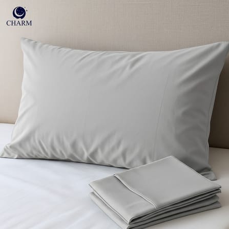 ปลอกหมอนหนุน CHARM CLASSIC ขนาด 20 X 30 นิ้ว สี LIGHT GREY_1